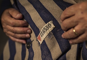 George Gronjowski's concentration camp jacket